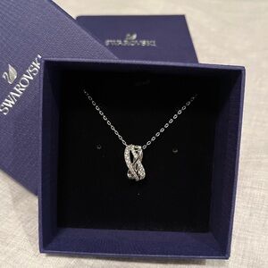 Swarovski Twist Rows Pendant Necklace 5563906